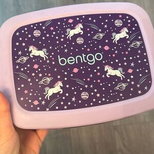 Bentgo Kids Durable & Leak-Proof Children’s Lunch Box Unicorn Print used